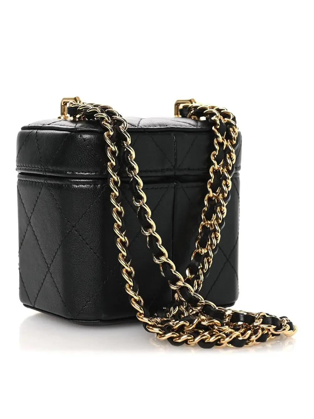 Chanel Lambskin Quilted Vanity Clutch #322878C19B